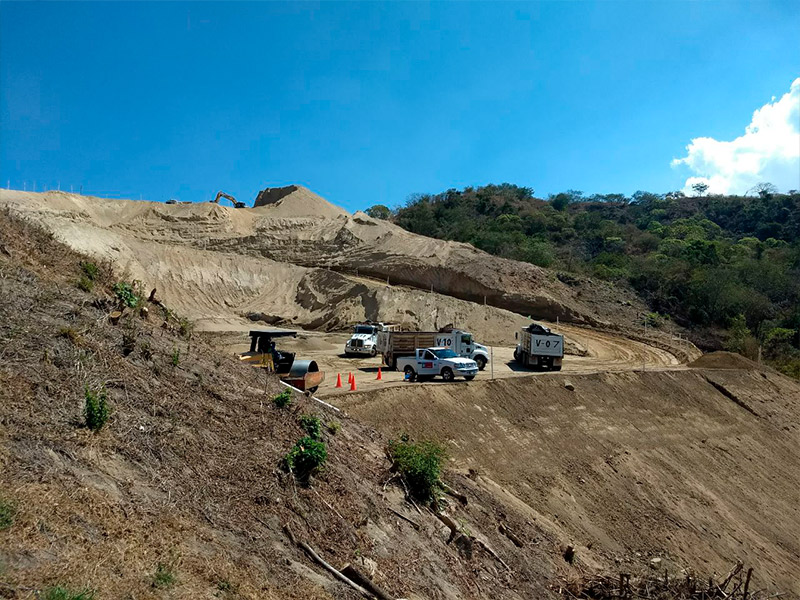 Proyecto de movimiento de tierras: Plataformas para construcción de planta de pastas en la presa de jales
