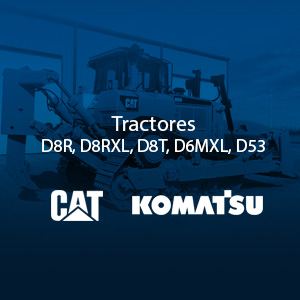 Renta de tractores CAT Komatsu D8R D8RXL D6MXL D53